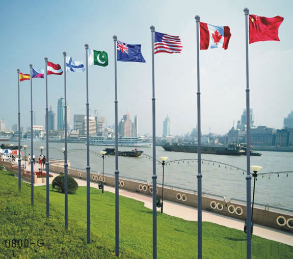 旗桿 - 鋁合金電動(dòng)旗桿Q800-G