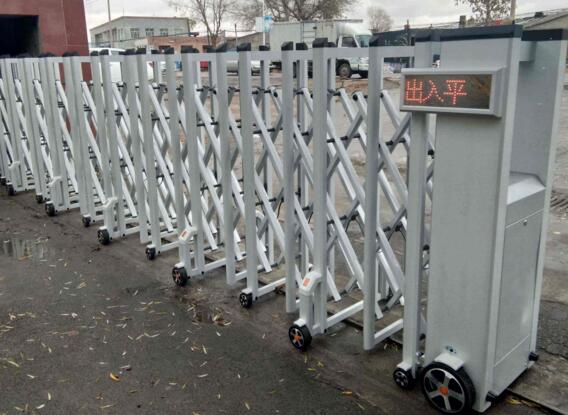 石家莊出安智能為石家莊市第二十七中學(xué)添上電動(dòng)伸縮門