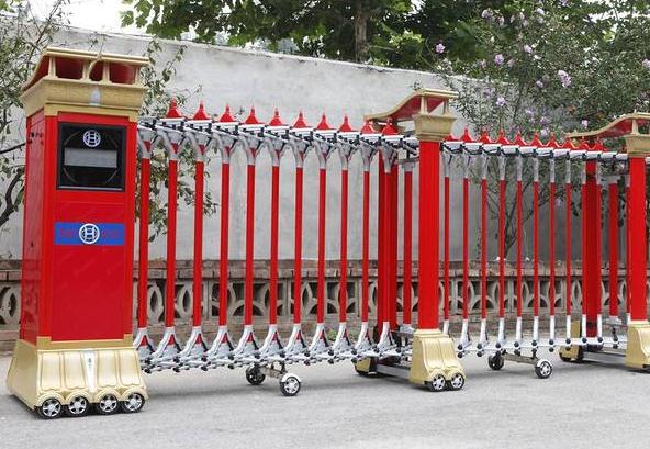 石家莊市行知小學(xué)安裝石家莊出安智能電動(dòng)伸縮門正式投入使用