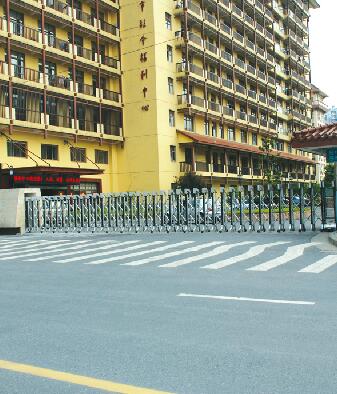 鳴謝杭州市社會福利中心應用杭州出安智能伸縮門