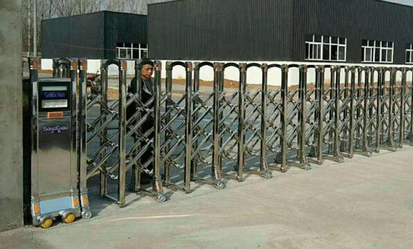 杭州出安智能伸縮門成功牽手杭州電子科技大學信息工程學院