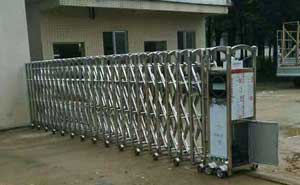 宿州市龍華機(jī)械制造有限公司電動(dòng)伸縮門(mén)案例