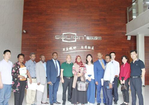 熱烈歡迎埃塞俄比亞建設(shè)部部長(zhǎng)一行蒞臨湘聯(lián)考察！