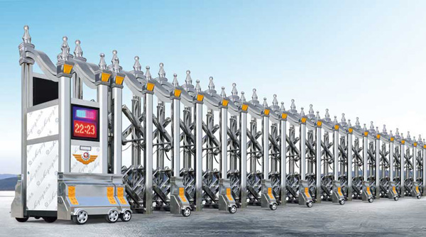 喜迎安陽(yáng)出安智能電動(dòng)伸縮門進(jìn)駐易苑國(guó)際