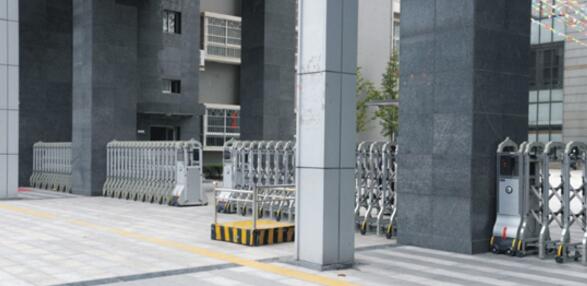 寧波出安智能伸縮門進駐寧波建工股份有限公司