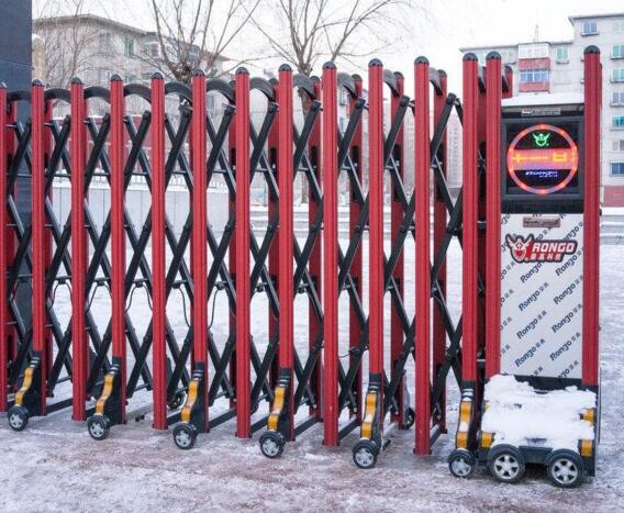 寧波興業(yè)盛泰集團有限公司項目與寧波出安智能再度合作引進伸縮門