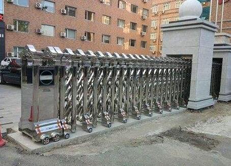 寧波出安智能電動伸縮門成功牽手寧波市甬大教育專修學校