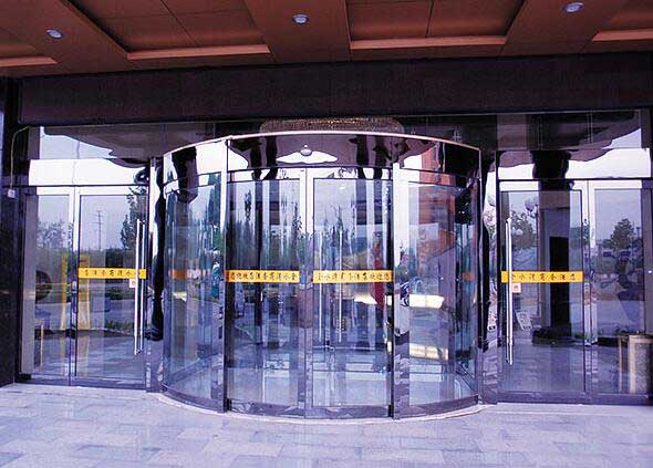 全圓弧形自動門