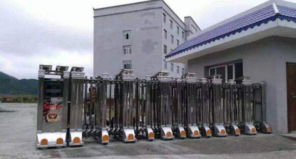 華龍科技成功安裝唐山出安智能電動伸縮門