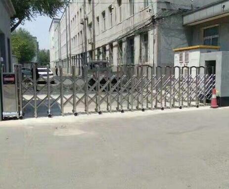 唐山出安智能伸縮門給宏景國際項目不一樣的體驗