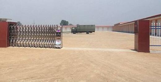 唐山出安智能為唐山美倫儀表有限公司城提供伸縮門