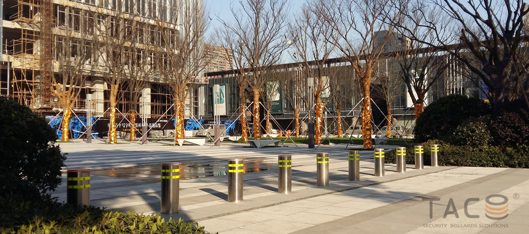 紹興出安智能升降柱進(jìn)駐紹興金昌國際金融中心