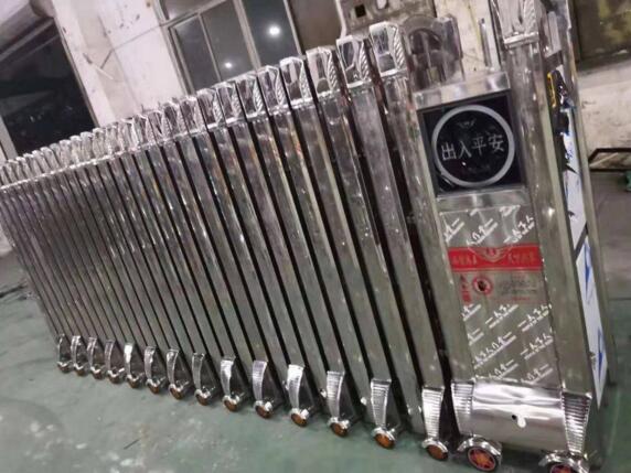 紹興出安智能電動伸縮門進駐紹興府山公園