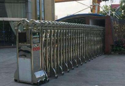 紹興出安智能電動伸縮門成功牽手紹興市捷順電機有限公司