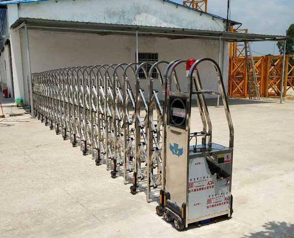 揚州泰達環(huán)保有限公司電動伸縮門案例 - 中出網(wǎng)-智能出入口與停車充電門戶