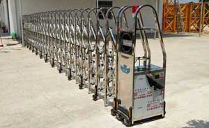 揚(yáng)州泰達(dá)環(huán)保有限公司電動伸縮門案例