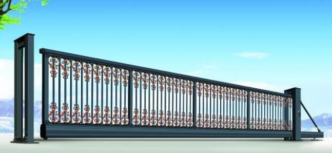 濟寧出安智能懸浮門亮相在濟寧華潤燃氣有限公司大門口