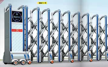 不銹鋼伸縮門(mén) - 福臨門(mén)一號(hào)不銹鋼伸縮門(mén)