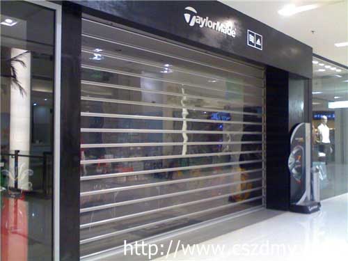 水晶電動卷簾門