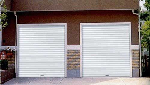 雙層鋁合金電動車庫門(靜音)
