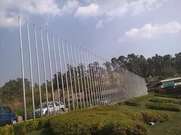 慶賀昆明出安智能電動旗桿進駐云南昆明園藝博覽園