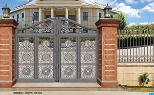 臨沂出安智能別墅鋁藝大門入選青啤龍悅灣項目  