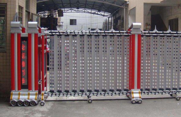 臺州出安智能伸縮門成功落地天璟譽府