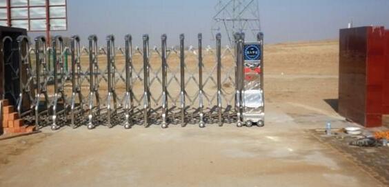 嘉興出安智能電動(dòng)伸縮門點(diǎn)綴泛華東福城