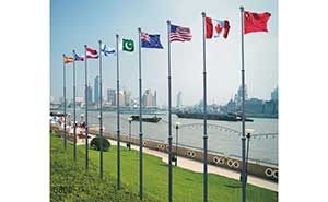 旗桿 - 鋁合金電動旗桿Q800-G