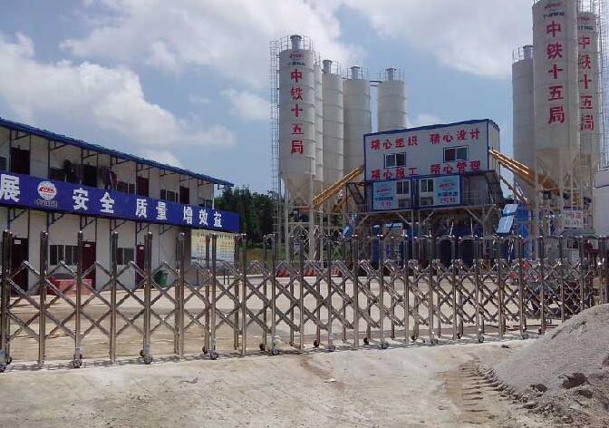 喜迎金華出安智能電動(dòng)伸縮門進(jìn)駐金華中鐵十五局