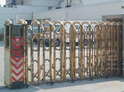 金華出安智能為金華市順博影像器材有限公司添上伸縮門