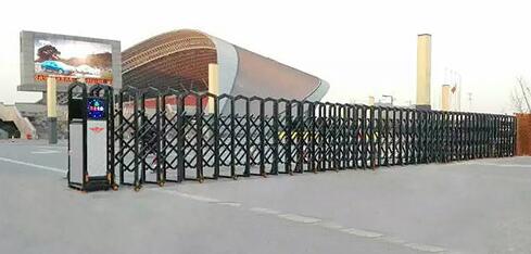 邯鄲出安智能伸縮門讓邯鄲市漢光實(shí)驗(yàn)中學(xué)顯得更有個(gè)性