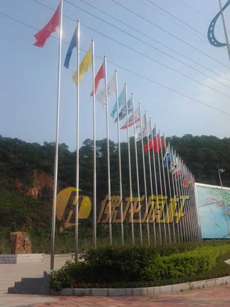 感謝中山火炬開(kāi)發(fā)基地選用中山出安智能旗桿