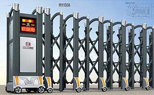 鋁合金伸縮門 - 騰龍100A鋁合金伸縮門