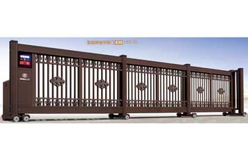 分段平移門 - 智能伸縮平移門830(棗紅色)