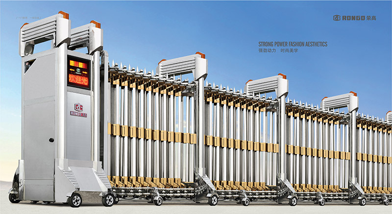 精鋼G606A不銹鋼伸縮門