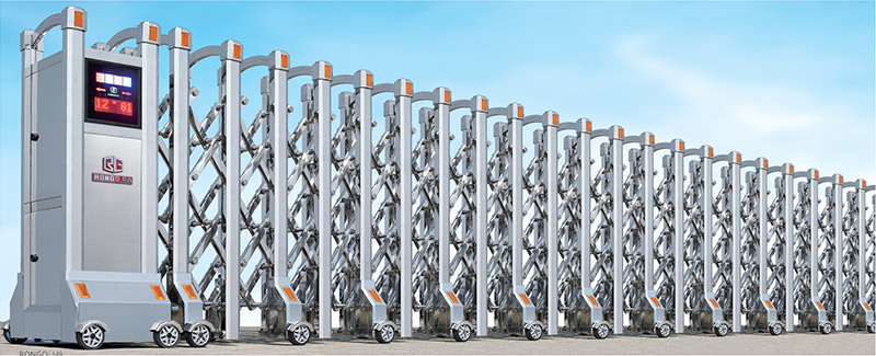 精鋼G003不銹鋼伸縮門(mén)