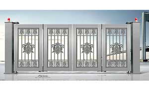 庭院別墅大門 - 鋼藝折疊門-GY-1001