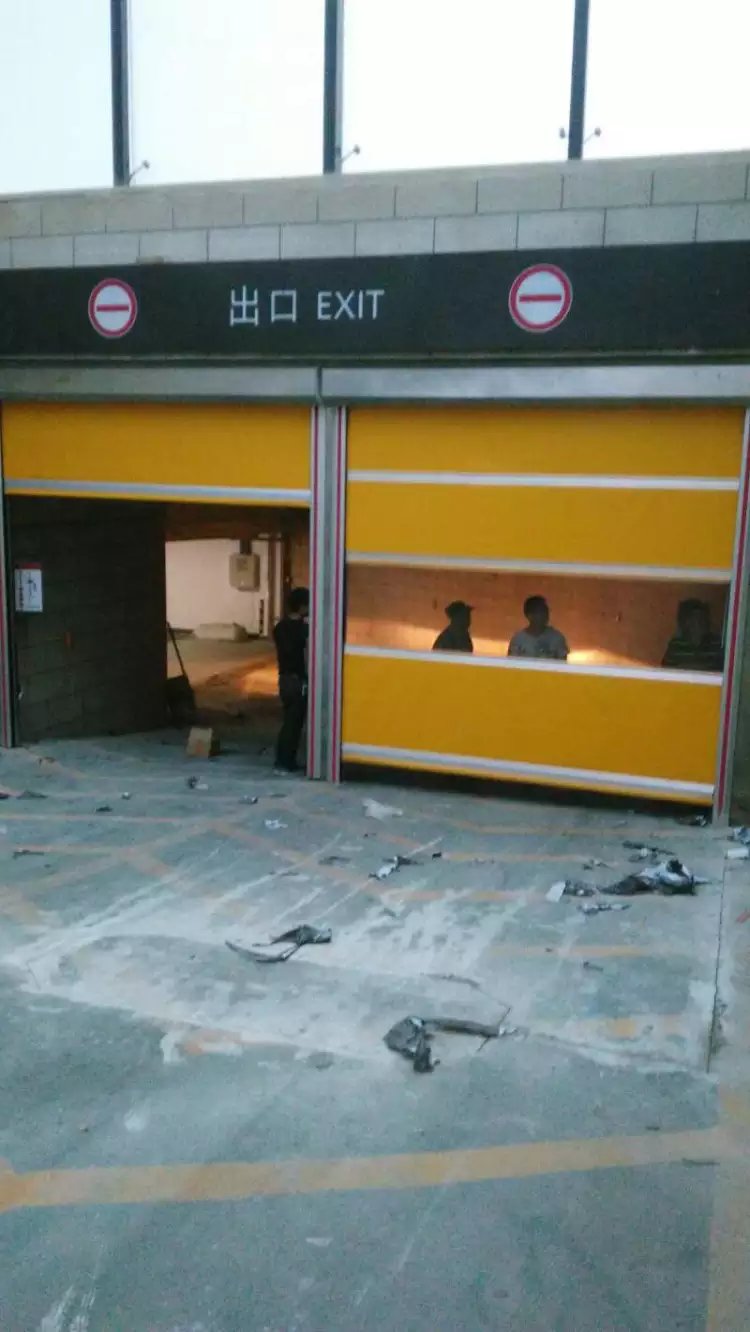 熱烈祝賀蘭州出安智能快速門進駐蘭州紅星美凱龍地下車庫