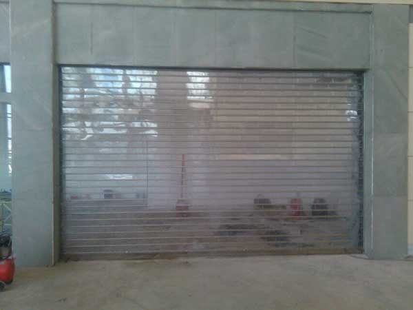 慶賀蘭州出安智能水晶卷簾門進駐蘭州中川機場