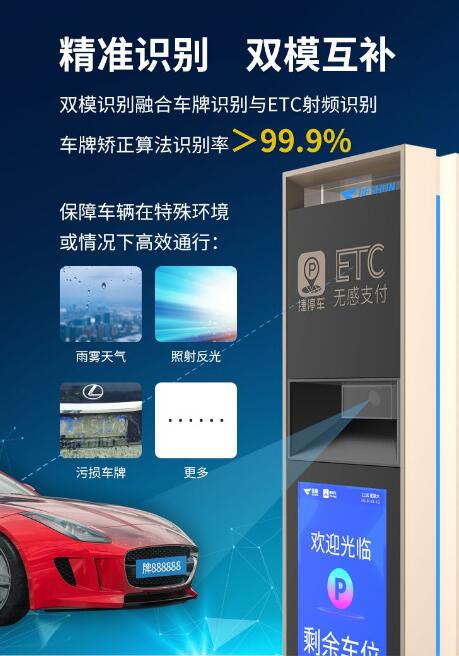 速通Ⅵ型雙模識(shí)別停車場(chǎng)控制機(jī)JSKT6050