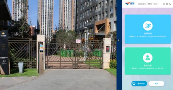 社區(qū)側(cè)門部署示意圖 社區(qū)側(cè)門部署示意圖