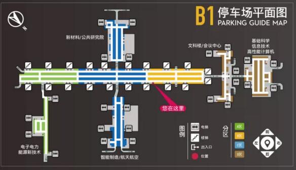 B1停車場平面圖