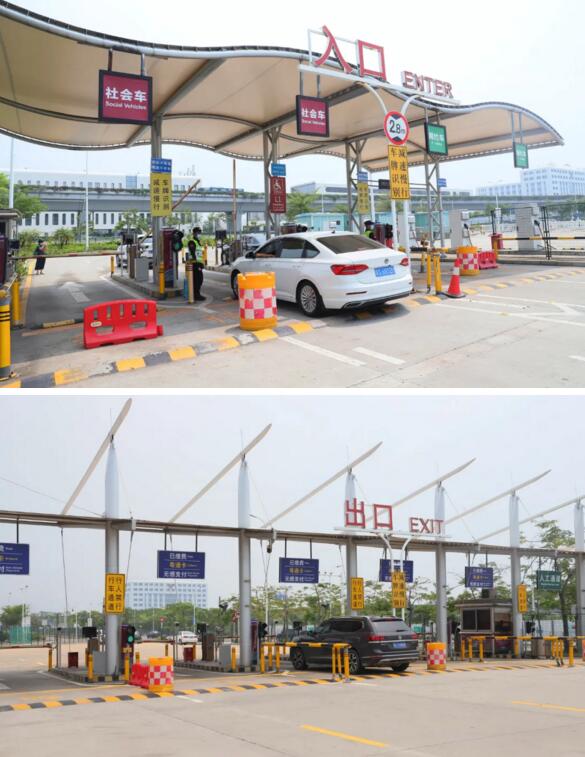 深圳機場P1-P3采用捷順無人值守解決方案