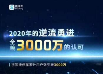 捷順科技累計用戶數(shù)突破30,000,000大關(guān)！