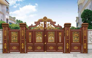 庭院別墅大門(mén) - 豪華平開(kāi)庭院大門(mén)PK1008