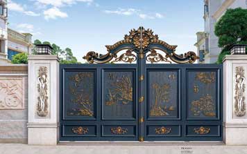 庭院別墅大門 - 豪華平開庭院大門PK1005