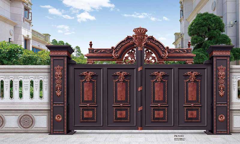 豪華平開(kāi)庭院大門(mén)PK1001