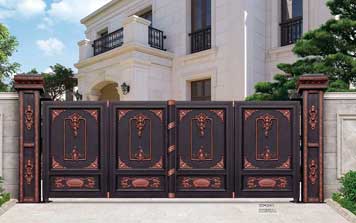 庭院別墅大門 - 豪華折疊庭院大門ZD2005