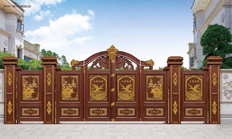 豪華折疊庭院大門ZD2002